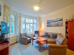 Fernseher, DVD-Player, Stereoanlage