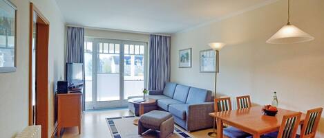 TV, DVD player, table tennis, stereo