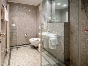 Hair dryer, towels - Comfort apartment with 2 bedrooms and terrace on the first floor (Ostseebad Binz)