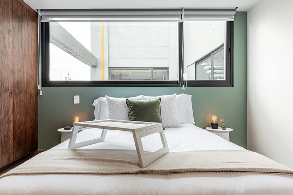 Traditional Apartment | Premium bedding, down comforters, free WiFi, bed sheets - Casai Roma Luis Cabrera (Mexico City)