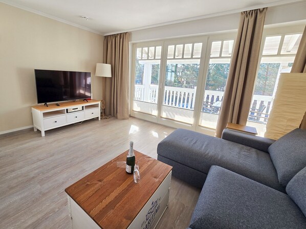 Televisión, reproductor de DVD y tenis de mesa 