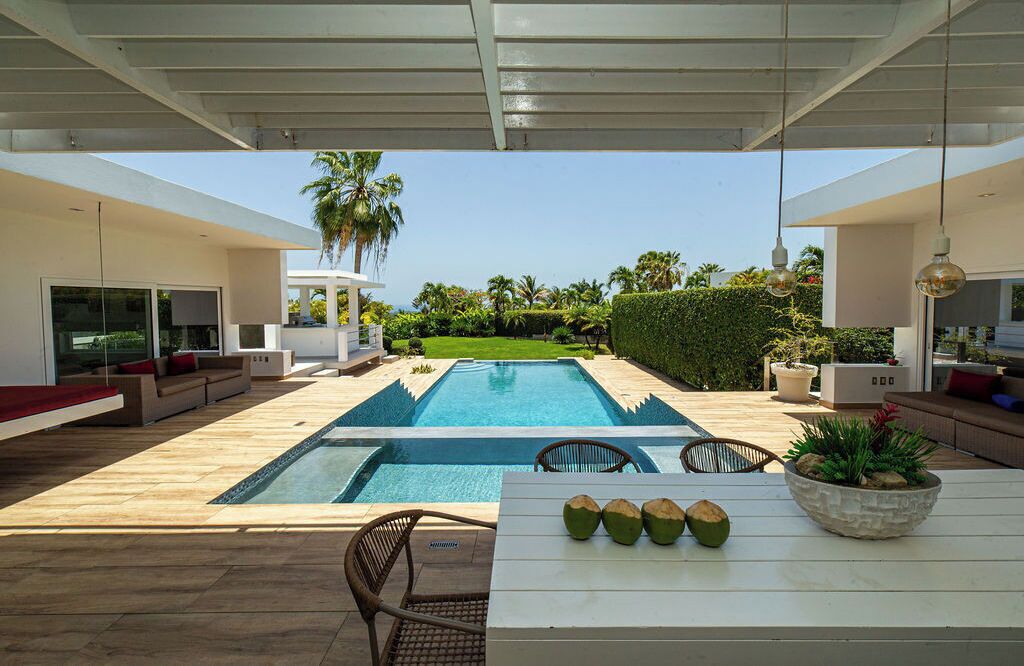Una piscina techada