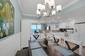 Condo, Multiple Beds, Private Pool | Private kitchen - Treasure Island 1907 (Panama City Beach)