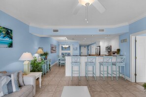 Living room - Treasure Island 2308 (Panama City Beach)