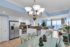 Condo, Multiple Beds, Private Pool | Private kitchen | Fridge, microwave, stovetop, dishwasher - Treasure Island 2308 (Panama City Beach)