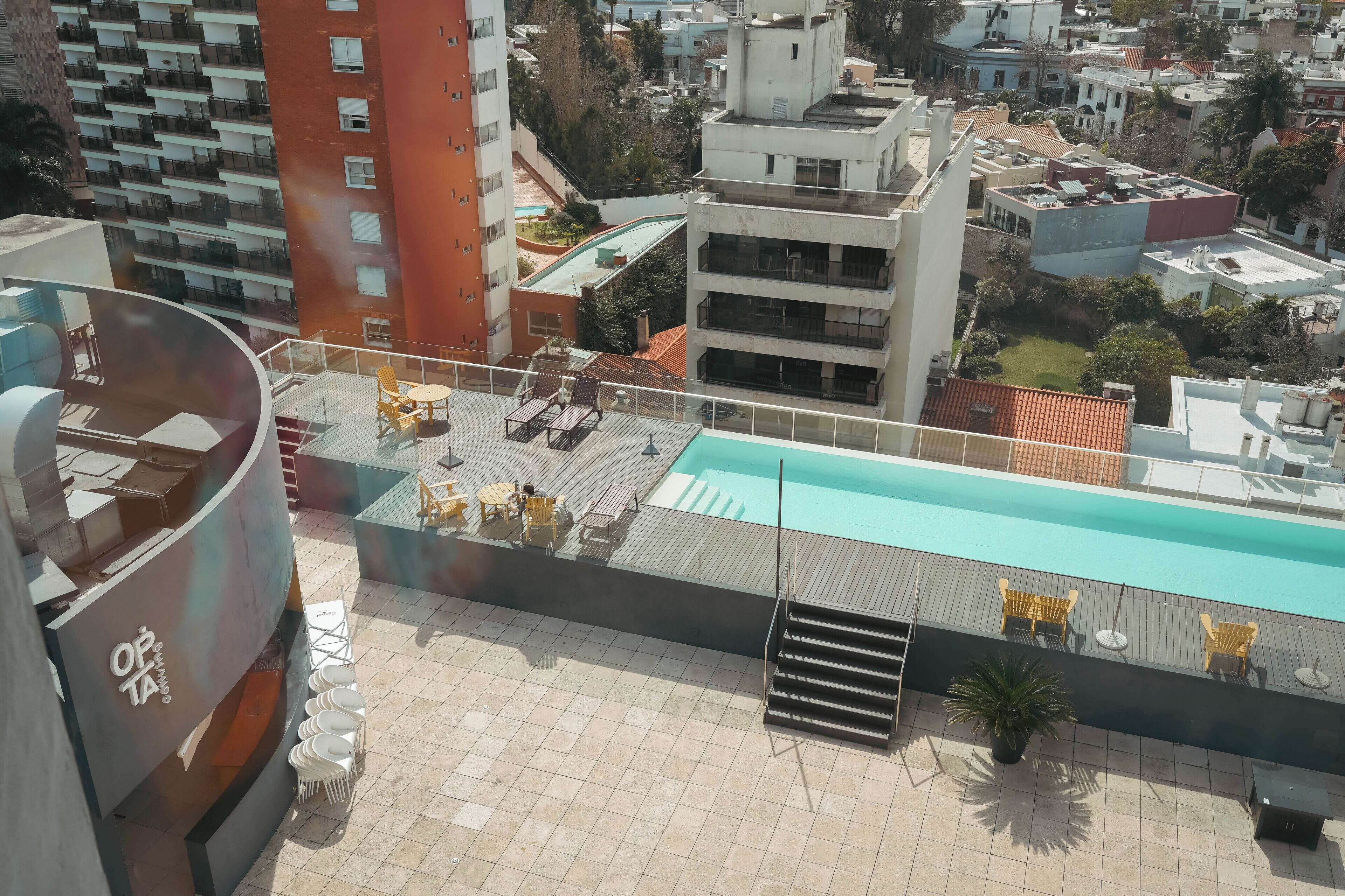 Alberca al aire libre por temporada 