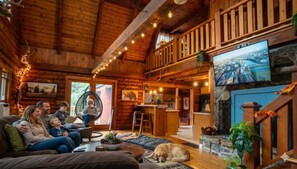 Lobby - Cozy Log Cabin- W/Fireplace (Northfield)