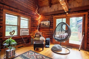 Interior - Cozy Log Cabin- W/Fireplace (Northfield)