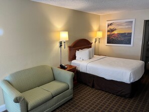 1 slaapkamer, een bureau, een strijkplank/strijkijzer, gratis wifi