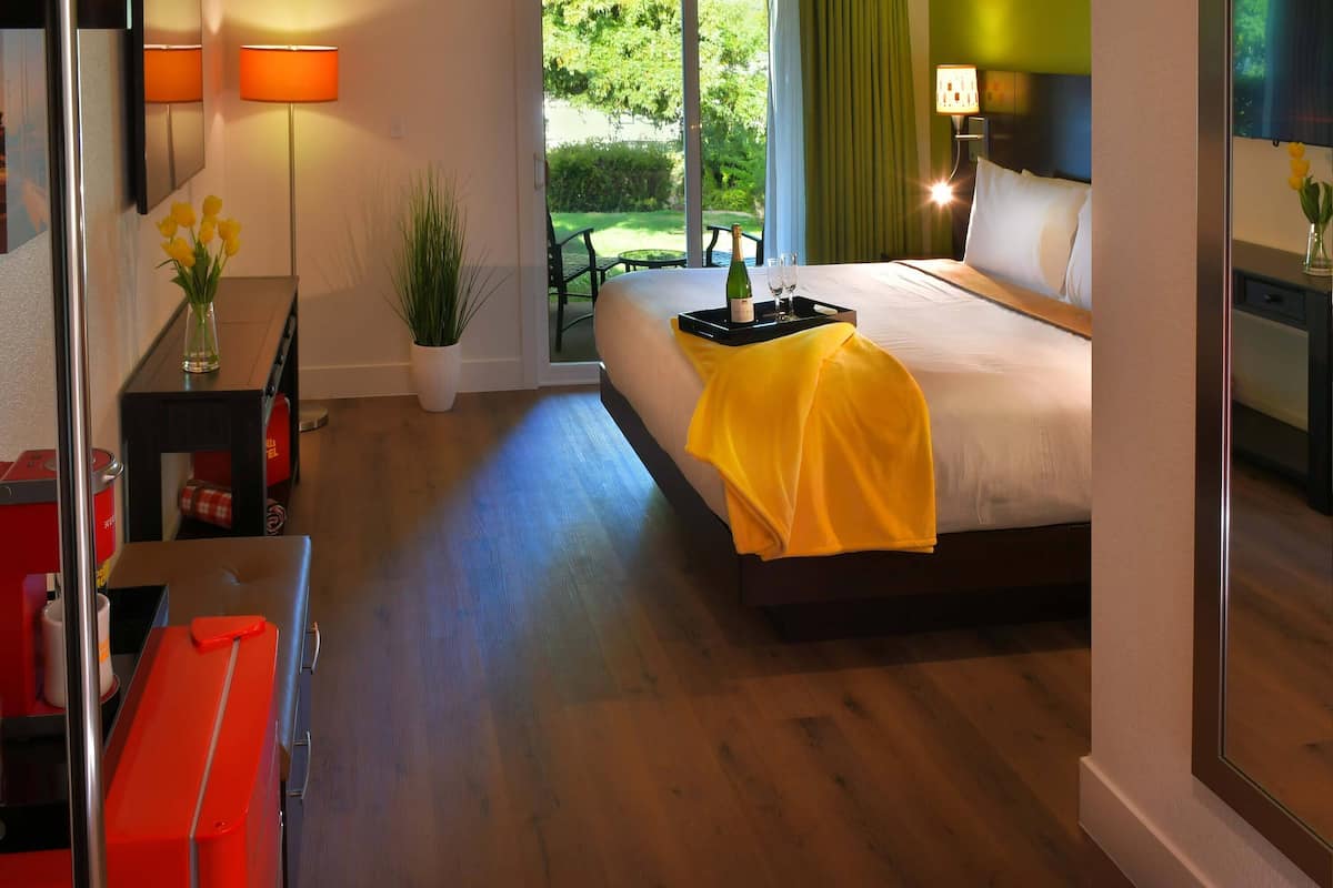 Premium bedding, memory-foam beds, free WiFi, bed sheets