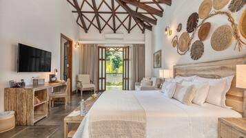 Deluxe Double Room, Balcony | Down comforters, free minibar, in-room safe, desk