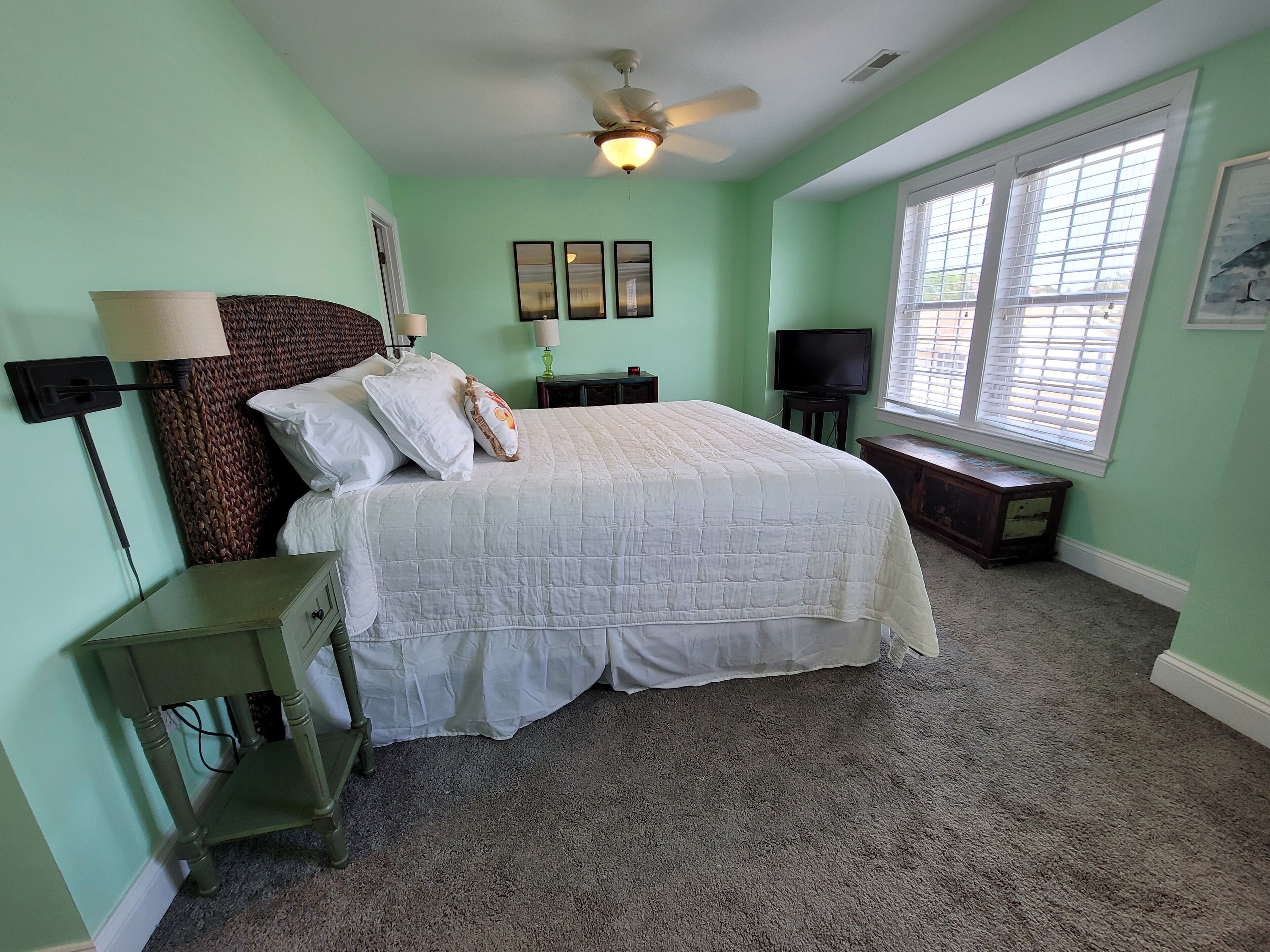 Upper-level master bedroom.