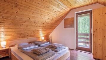 Cottage | 2 kamar tidur, setrika/meja setrika, Wi-Fi gratis, dan seprai linen