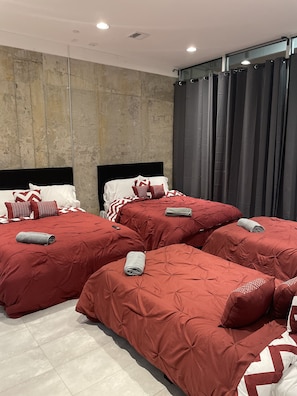 4 chambres, fer et planche Ă repasser, Wi-Fi gratuit, draps fournis