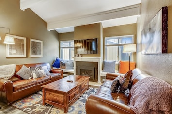 Living Room - Open Living room with cozy gas fireplace