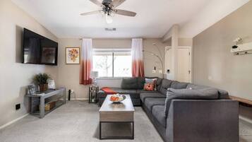 Smart TV, books, offices