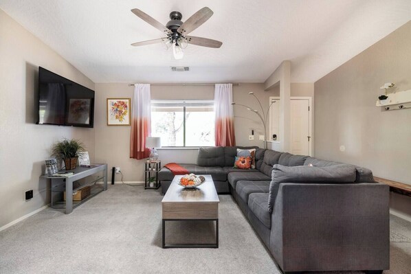 Smart TV, books, offices