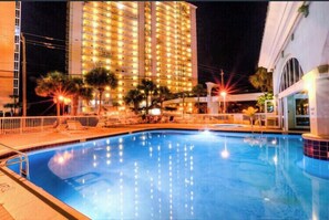 Indoor pool, outdoor pool
