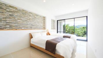 Elite-Villa, 2 Schlafzimmer, Nichtraucher (Construction ongoing nearby, No View) | Daunenbettdecken, kostenloses WLAN, Bettwäsche