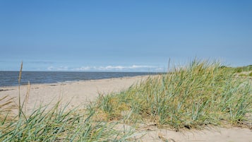 Tæt på stranden