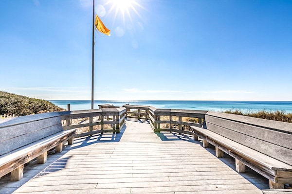 Gulfview Heights beach access - ramp to beach