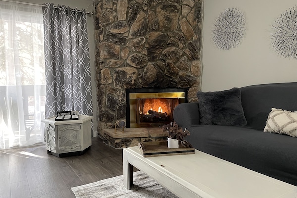 Smart TV, chimenea