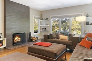 Téléviseur connecté, foyer, chaîne audio