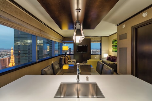 Vdara 2 BR Suite! 55th fl.- Stunning Views. Highest Penthouse in Vegas! Wow!