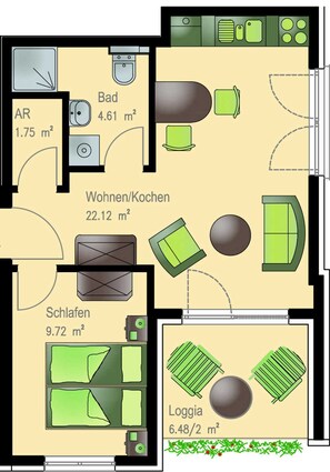 Unclassified image, 5 of 12, button - Vacation apartment Seeadler 15 (Graal-Müritz)