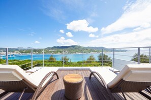 Elite-Villa, Nichtraucher | Blick vom Balkon