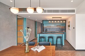 Suite de luxe, 1 dormitori, vistes al mar, orientació mar | Sala d'estar