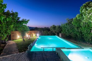 Outdoor pool - Panoramic Sea Views, Pool, Garden, BBQ, TableTennis, Playground, Hammock (Chania)