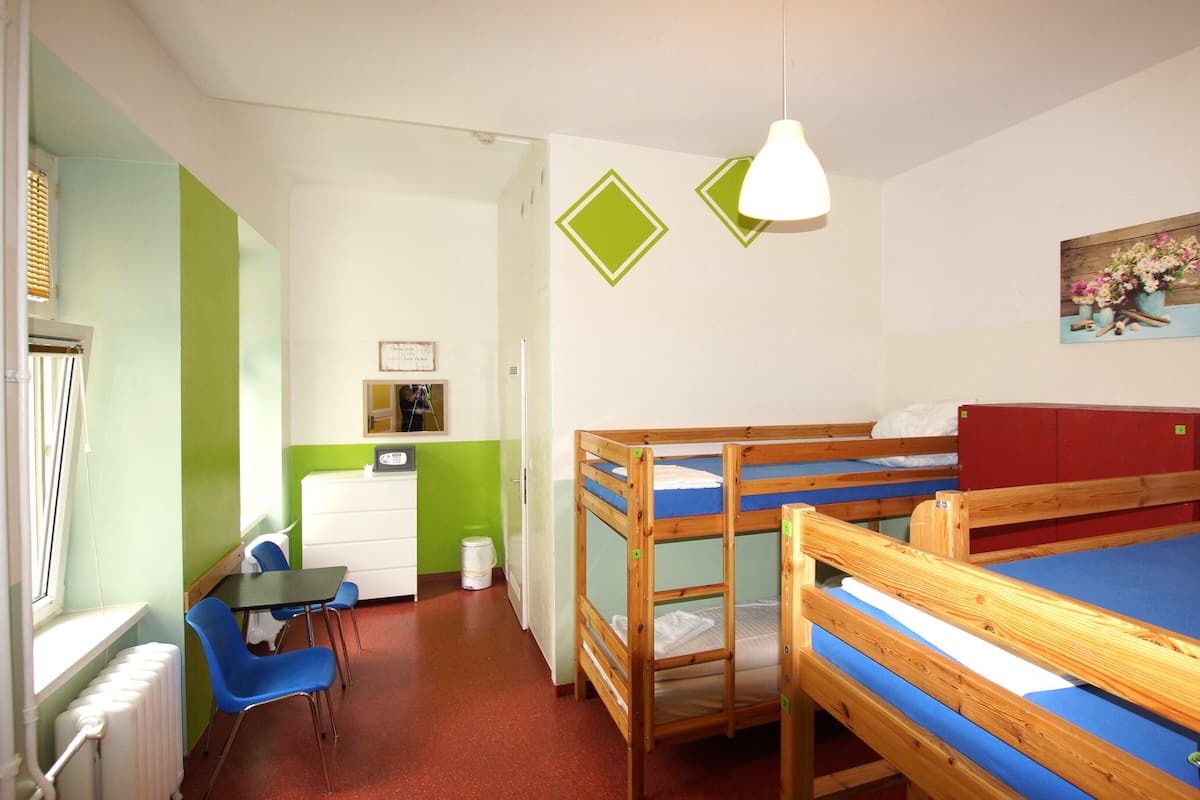 1 bedroom, desk, blackout drapes, iron/ironing board
