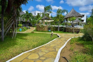 Superior-huvila, 2 makuuhuonetta, terassi, näköala puutarhaan | Näkymä huoneesta