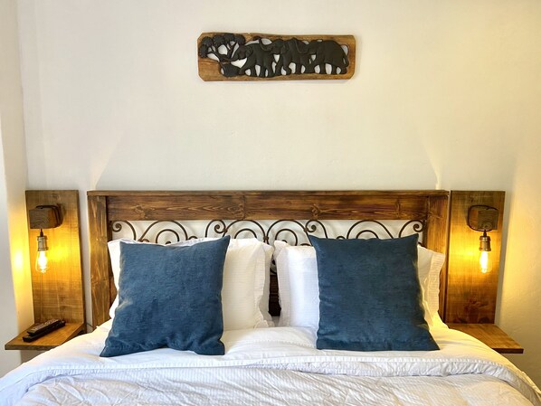 2 habitaciones, tabla de planchar con plancha, internet y ropa de cama 