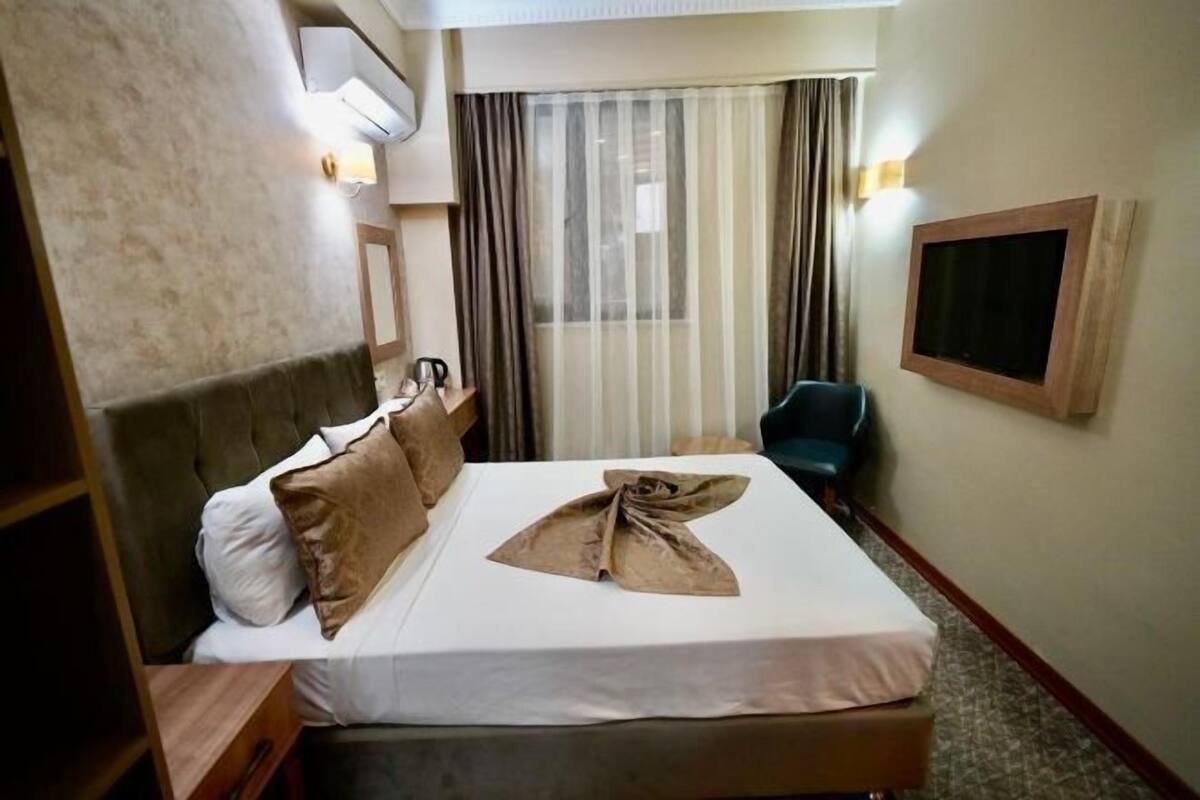 Hypo-allergenic bedding available, memory foam beds, minibar