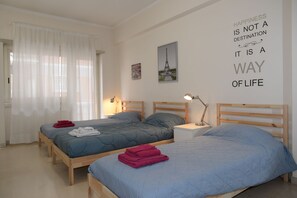 Shared Dormitory, 1 Bedroom, Accessible, Smoking | 1 bedroom - Room-emilio Home Triple Room in our Cozy (Rome)