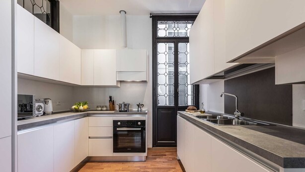 Coffee/tea maker, fridge, microwave, oven - San Marco Alluring and Spacious Apartment with Elevator (Venecia)