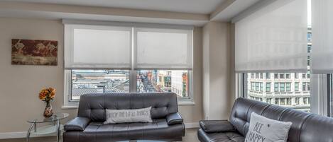 아파트, 침실 2개 | 거실 공간 | 스마트 TV, 넷플릭스, 스트리밍 서비스