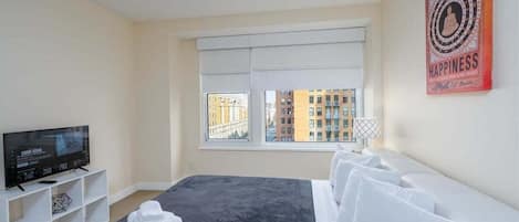 Apartamento, 2 habitaciones | 2 dormitorios y espacio para trabajar con un portátil