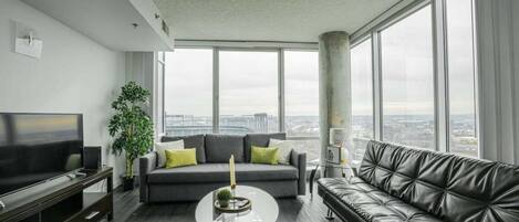 Apartment, 2 Bedrooms | Living area | Flat-screen TV, Netflix