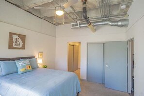 Apartment, 1 Bedroom | 1 bedroom, laptop workspace, iron/ironing board, free WiFi