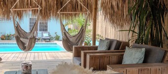 Paradise villa with private pool, palapa, tropical garden and all around privacy