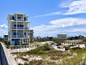 Exterior - North Cape gulf-front w/Pool, elevator, 6 bdrm, North Cape San Blas! (PORT ST JOE)