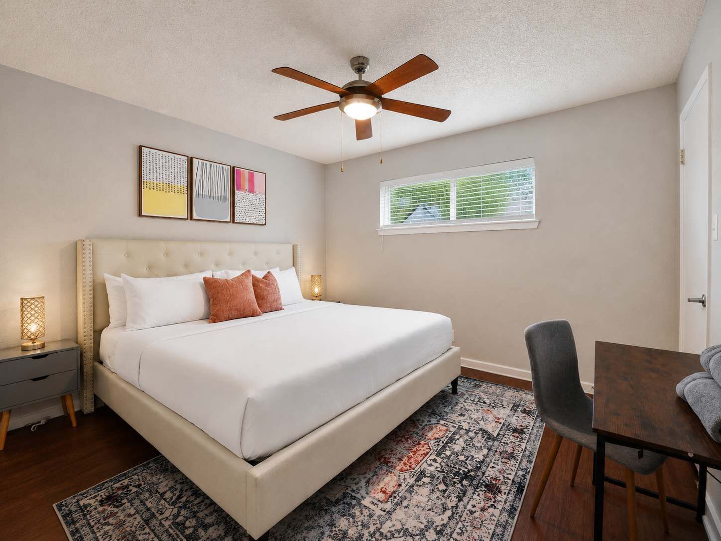 1 bedroom, desk, iron/ironing board, WiFi