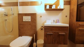 Shower, hair dryer, towels, soap - Apartment Tirol (Kundl)