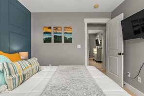 3 chambres, fer et planche à repasser, lit de bébé portatif, Wi-Fi