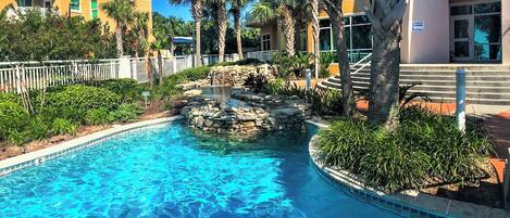 Indoor pool, a heated pool