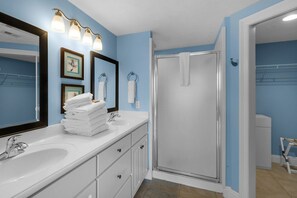 Condo, nhiều giường, hồ bơi riêng | Phòng tắm