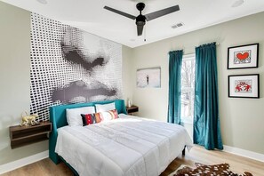 7 Schlafzimmer, Bügeleisen/Bügelbrett, WLAN